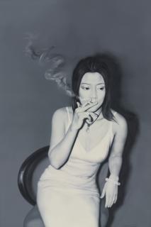 He Sen - The Girl Smoking