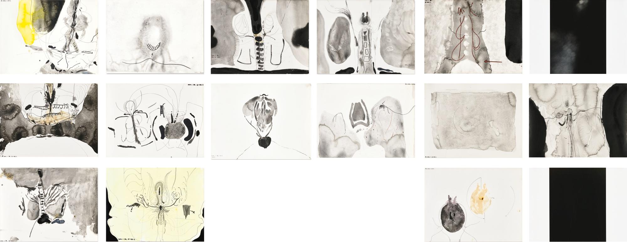 He Xiangyu - Palate Project - Everything We Create Is Not Ourselves 16-2 (Set Of 16)