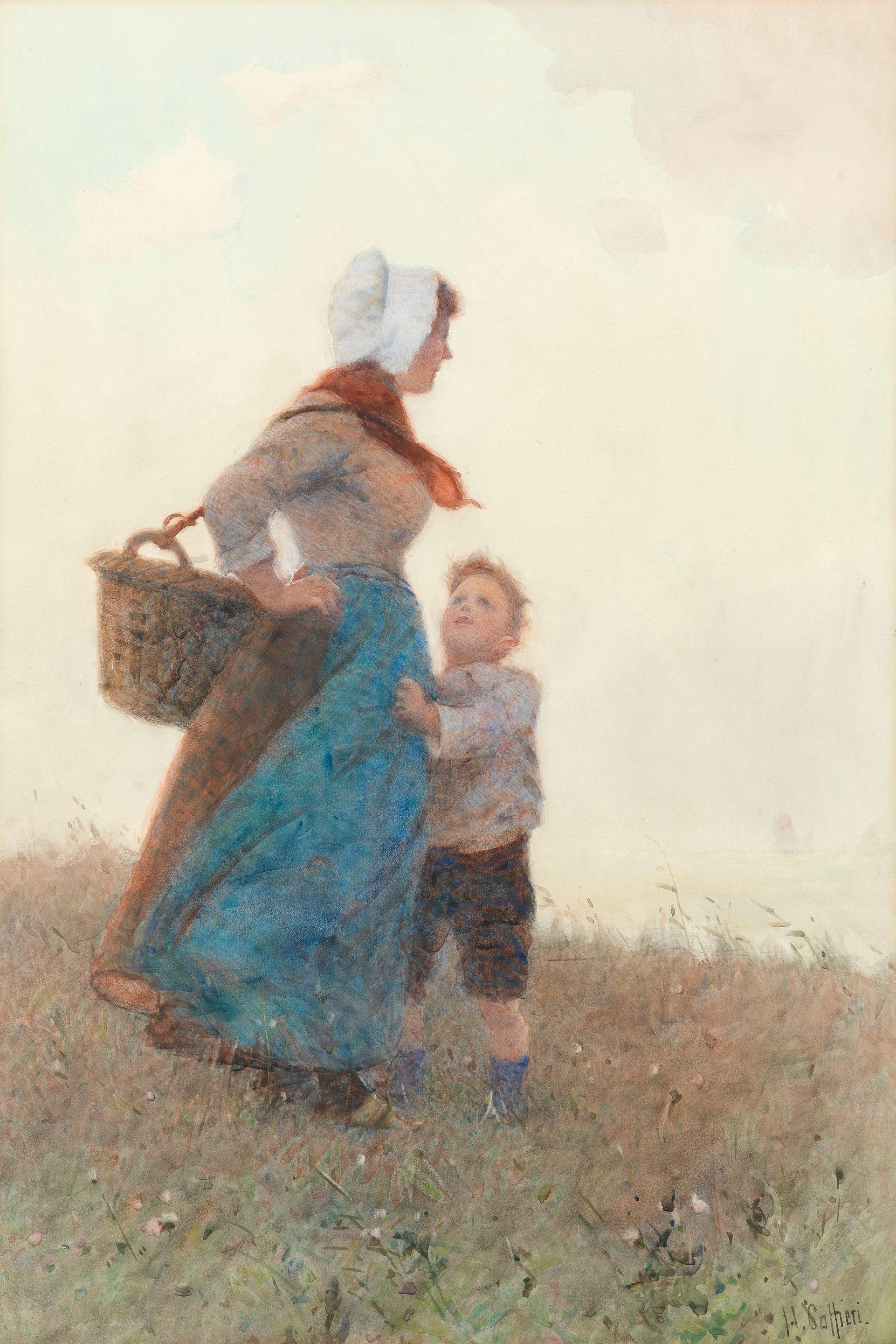 Hector Caffieri, RI, RBA - Mother and child