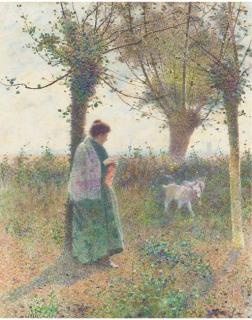 Hector Caffieri - Knitting by the new arrivals