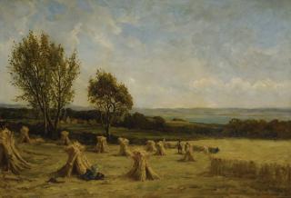 Hector Chalmers - British harvest Time, Fifeshire 