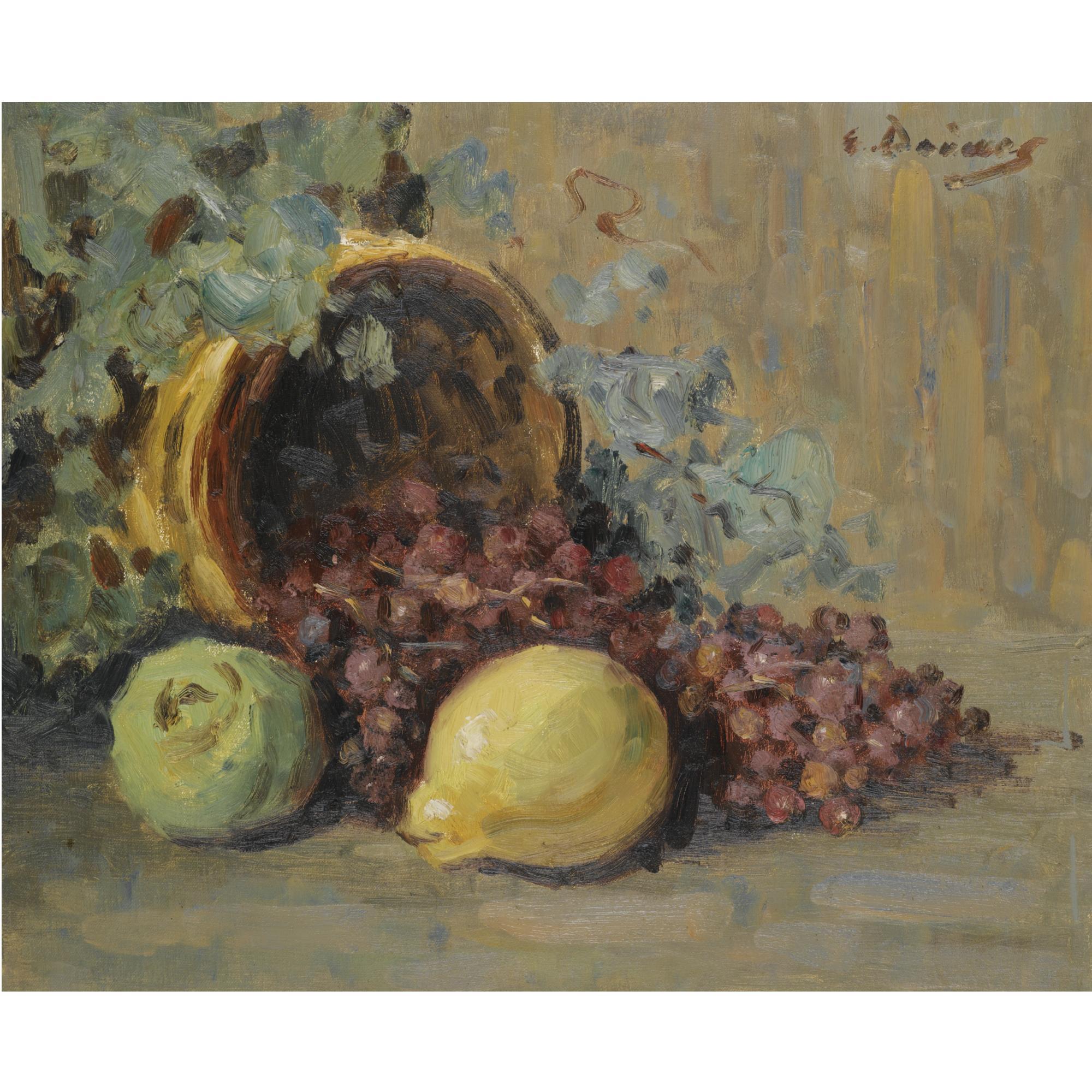 Hector Doukas - Greek Still Life With Fruit