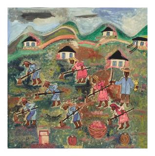 Hector Hyppolite - Les Cultivateurs