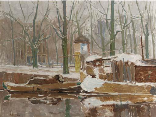 Heertje Van Doornik - Amstelveld, winter