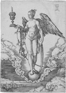 Heinrich Aldegrever - Fortuna.