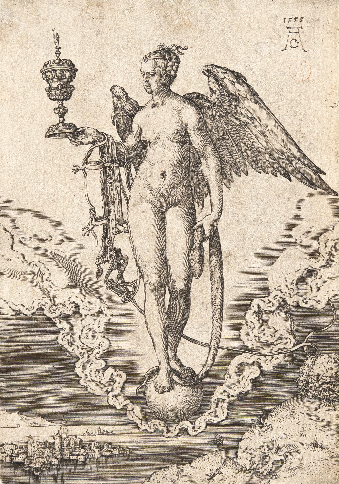 Heinrich Aldegrever - Fortuna