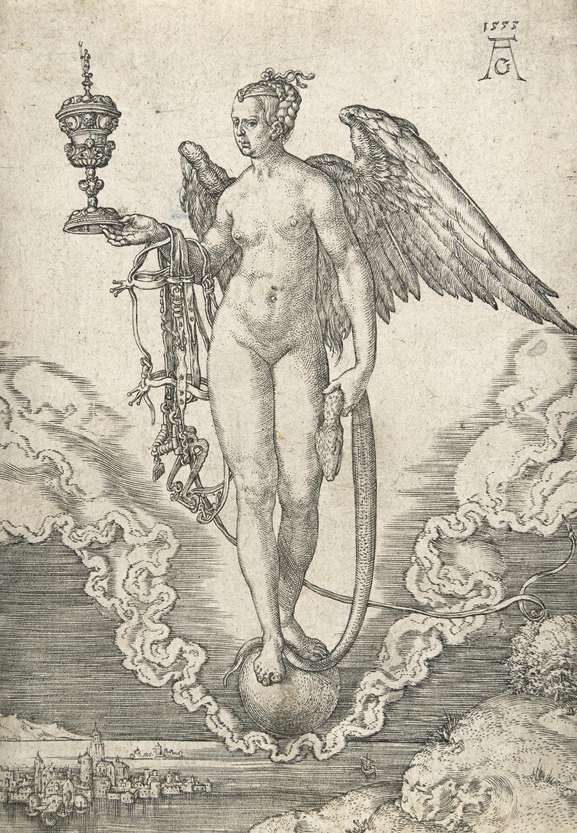 Heinrich Aldegrever - Fortuna