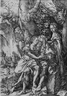 Heinrich Aldegrever - Lot and His Daughters