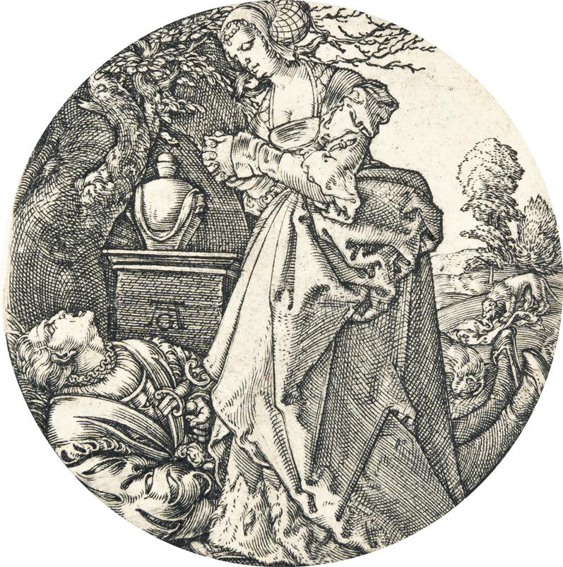 Heinrich Aldegrever - Pyramus und Thisbe