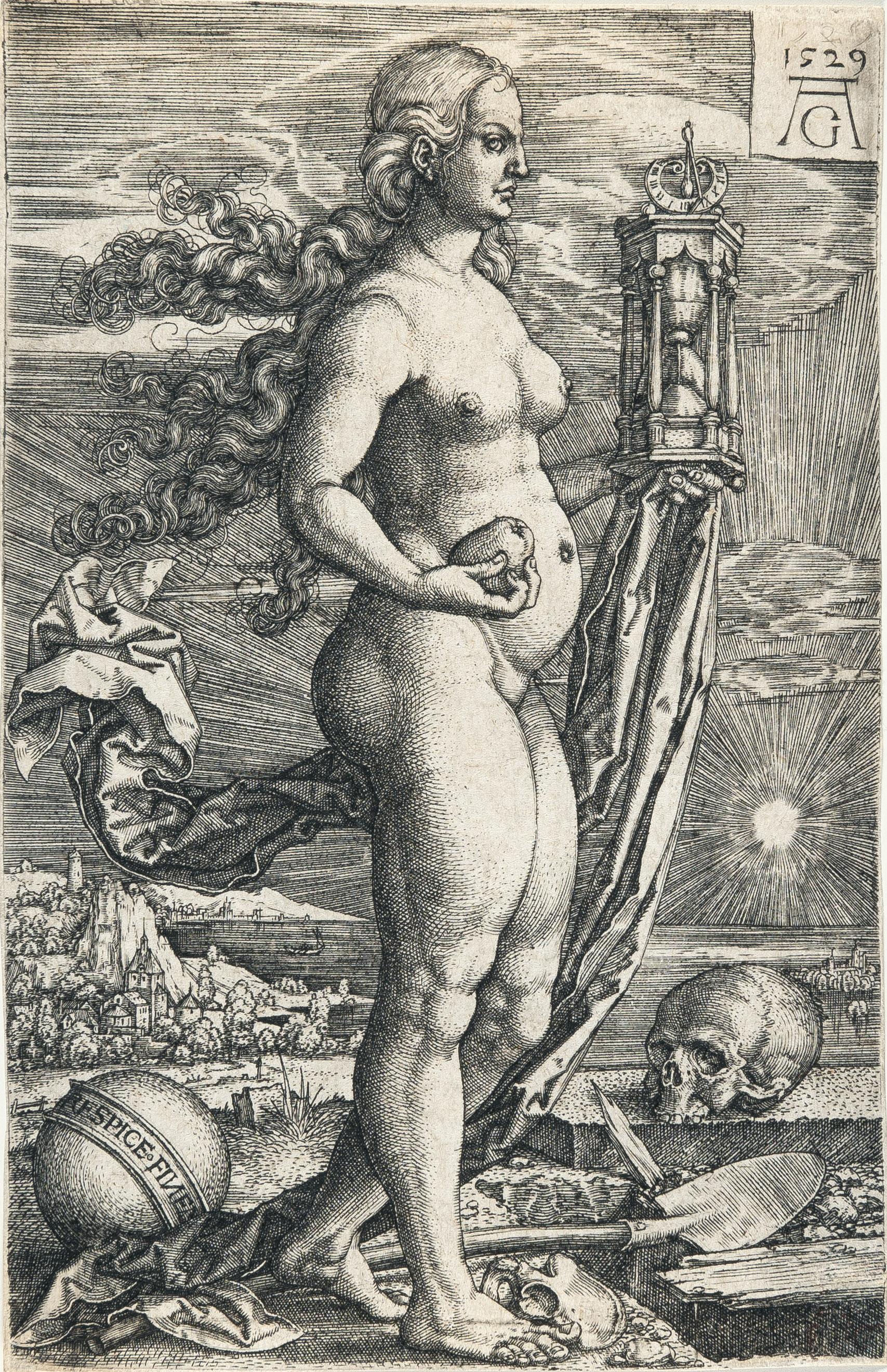 Heinrich Aldegrever - Respice finem