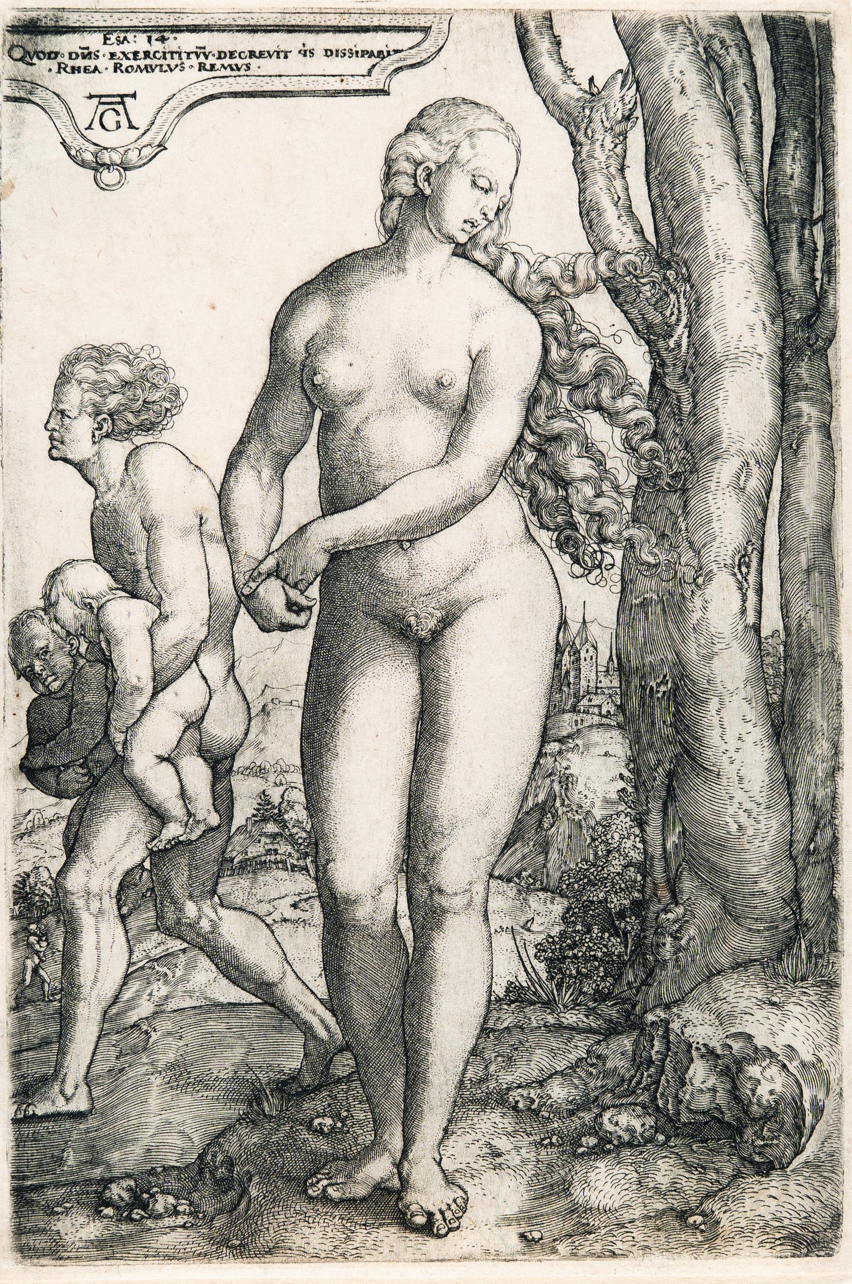 Heinrich Aldegrever - Rhea Silvia