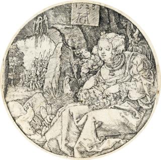 Heinrich Aldegrever - Samson und Dalila