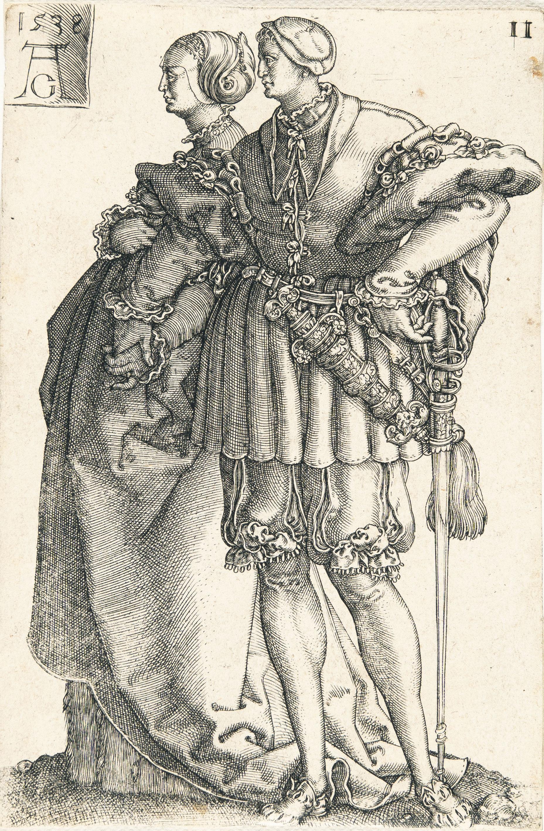 Heinrich Aldegrever - Tanzendes Paar