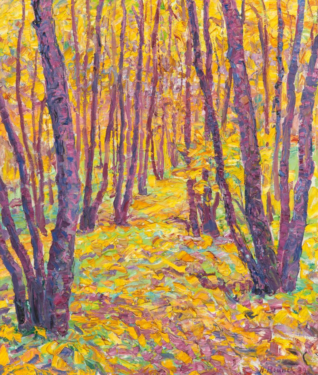 Heinrich Blunck-Heikendorf - Junger Ahorn.