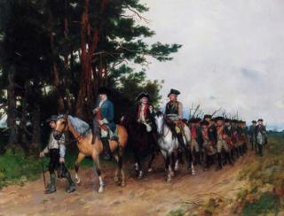 Heinrich Breling - The return of the Prussian infantry
