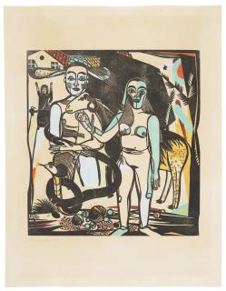 Heinrich Campendonk - Adam Und Eva (Adam And Eve)