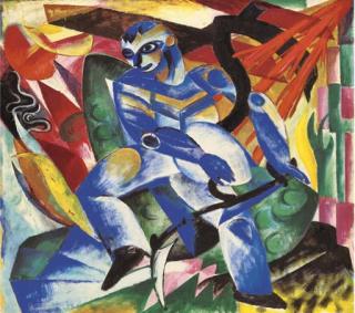 Heinrich Campendonk - Der blaue Mäher