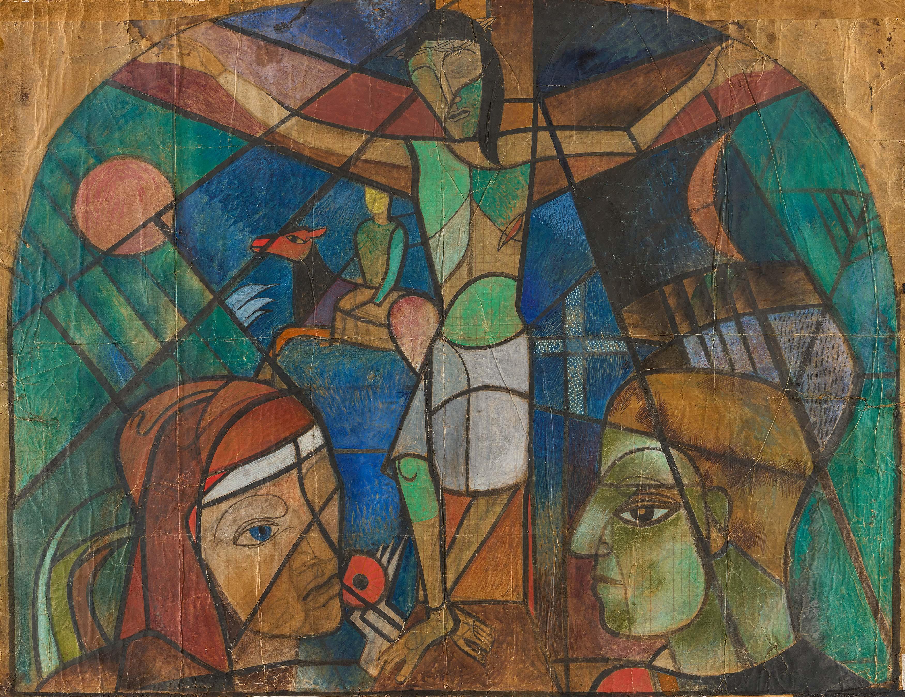 Heinrich Campendonk - Kreuzigung.