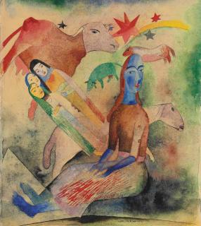 Heinrich Campendonk - Maria Verkündigung