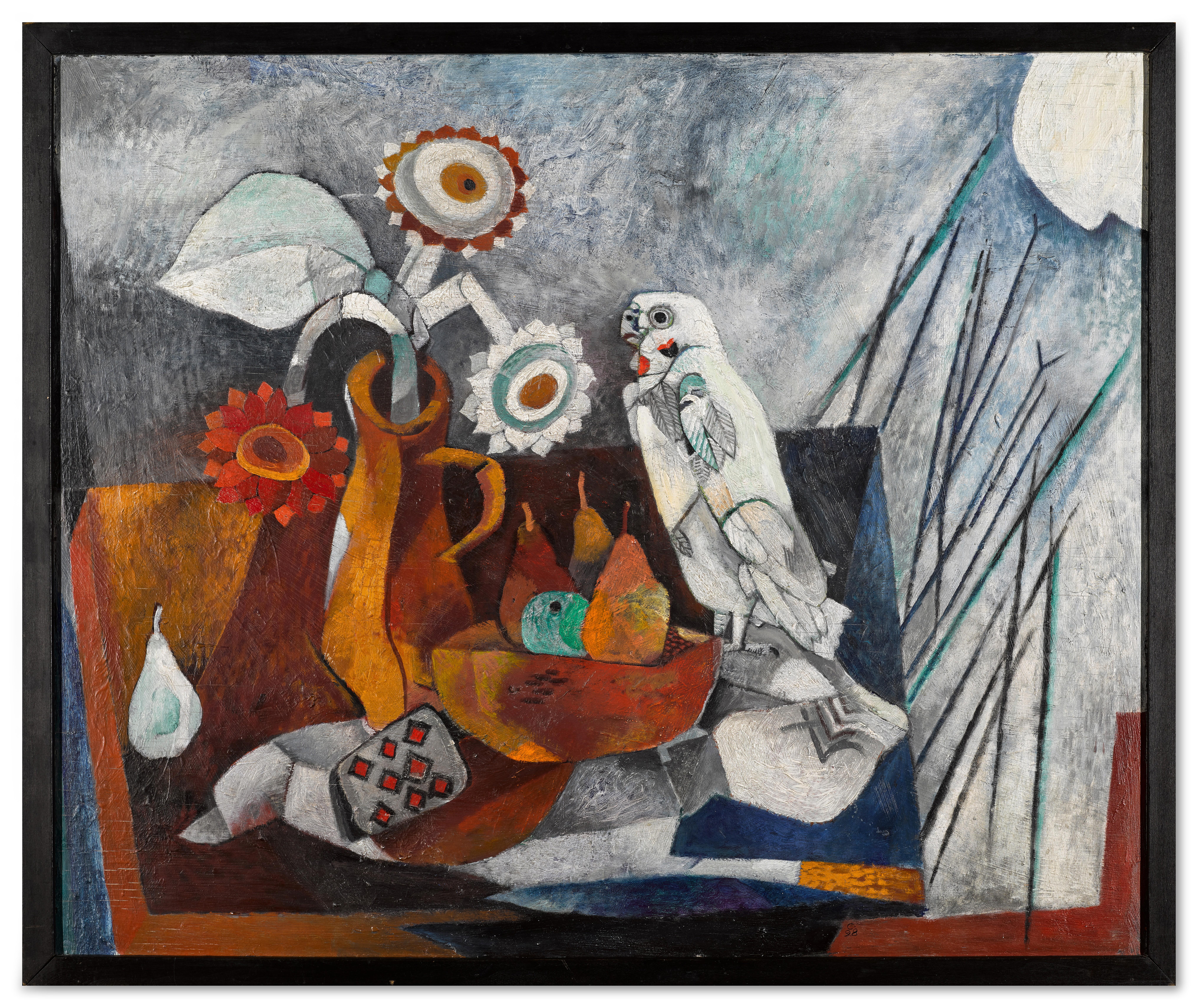 Heinrich Campendonk - Stillleben mit Papagei (Still Life with Parrot)