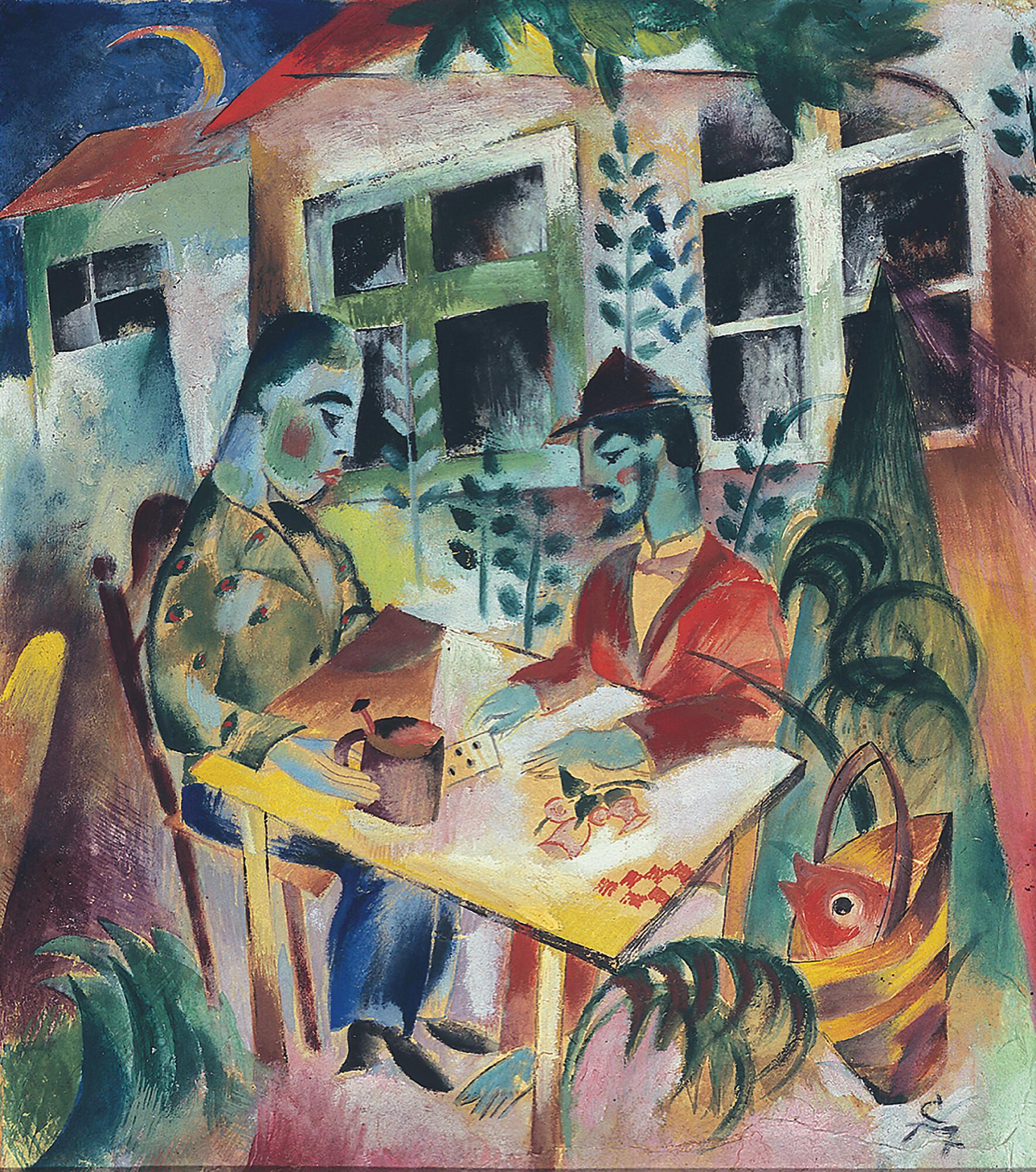 Heinrich Campendonk - Wirtshaus