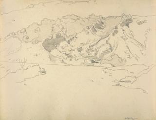 Heinrich Dreber - Blick auf die Abruzzen.