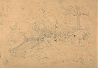 Heinrich Dreber - Landschaft aus der Umgebung Roms.