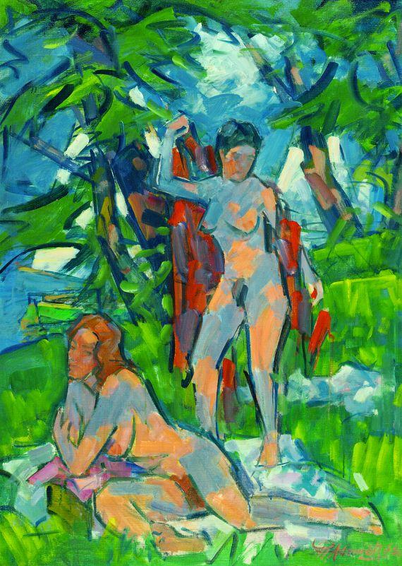 Heinrich Emil Adametz - Die Badenden