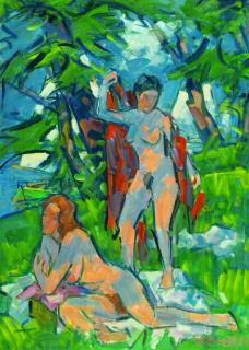 Heinrich Emil Adametz - Die Badenden