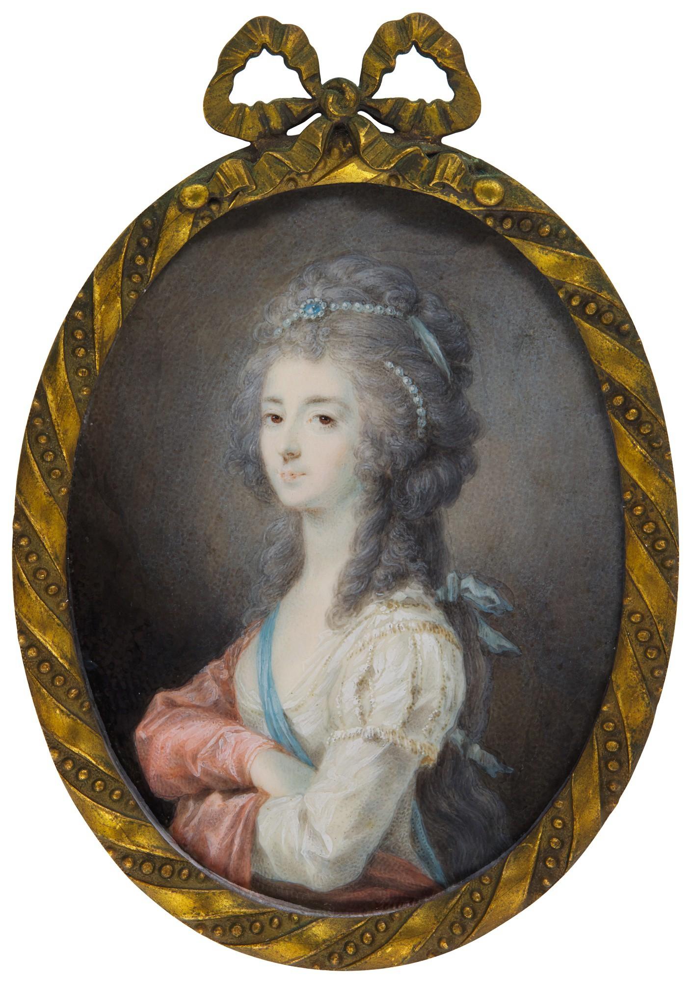 Heinrich Friedrich Füger - Portrait Of Princess Christiane Von Lichnowsky, Née Thun (1765-1841), Circa 1785