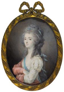 Heinrich Friedrich Füger - Portrait Of Princess Christiane Von Lichnowsky, Née Thun (1765-1841), Circa 1785