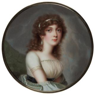 Heinrich Friedrich Füger - Portrait Of Princess Christiane Von Lichnowsky, Née Thun (1765-1841), Circa 1785