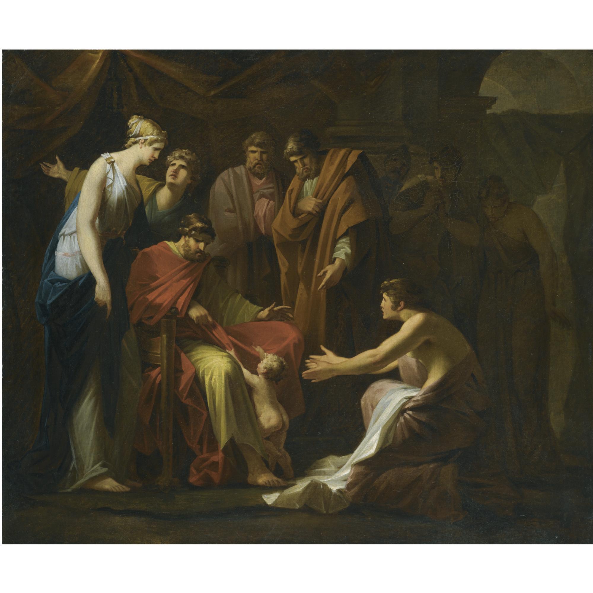 Heinrich Friedrich Füger - The Young Phyrrus Before King Glaukias