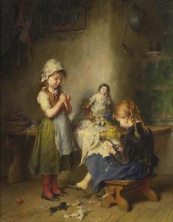 Heinrich Hirt - The Little Seamstress