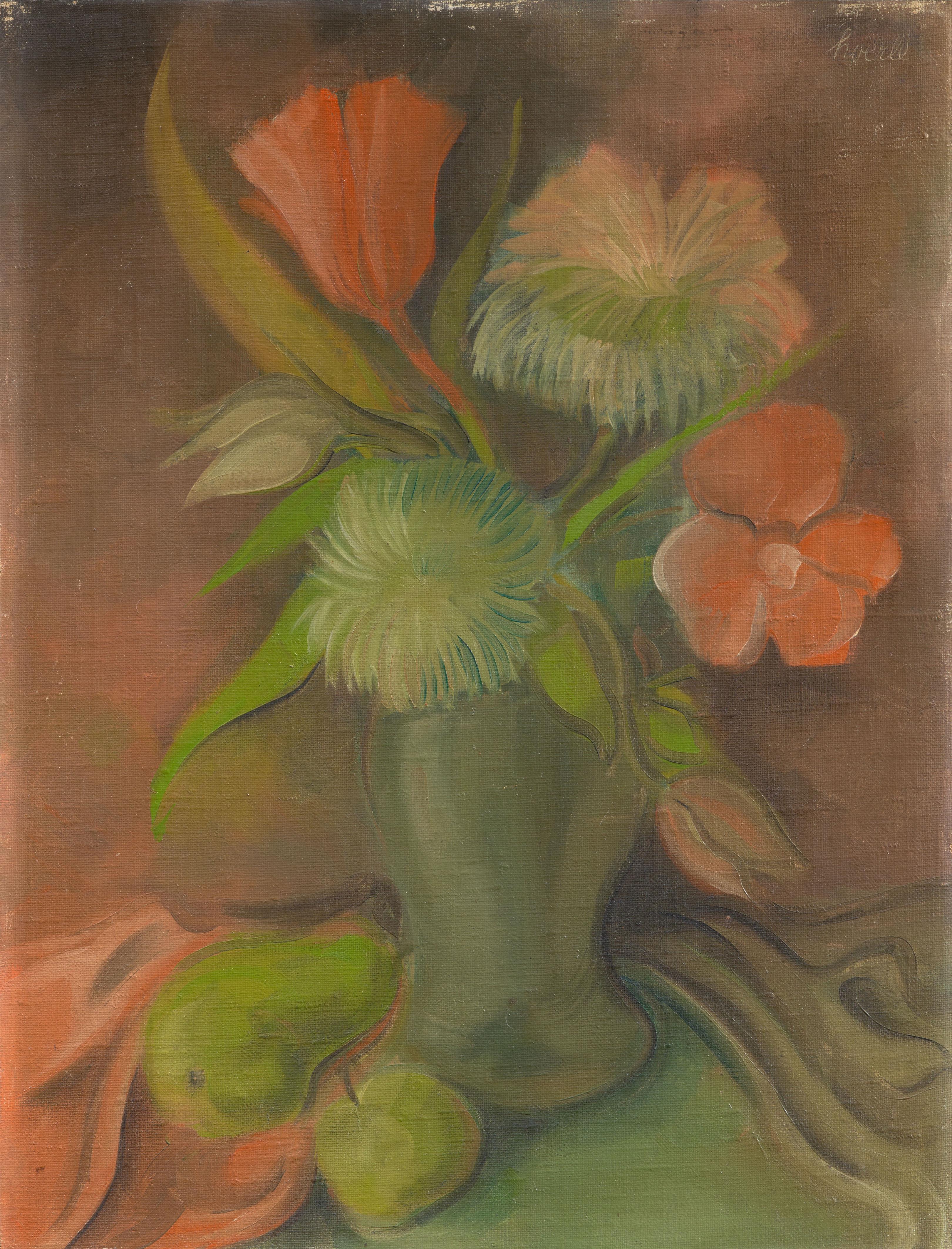 Heinrich Hoerle - Blumenstillleben mit Vase