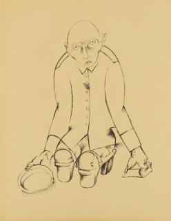 Heinrich Hoerle - Krüppel (Die Krüppelmappe)