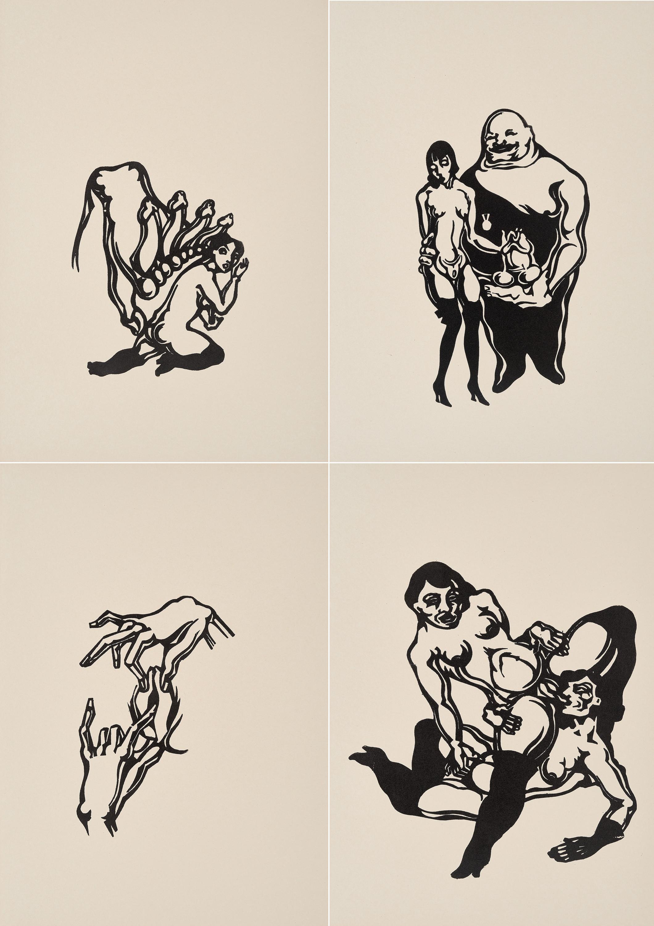 Heinrich Hoerle - Pornomappe.