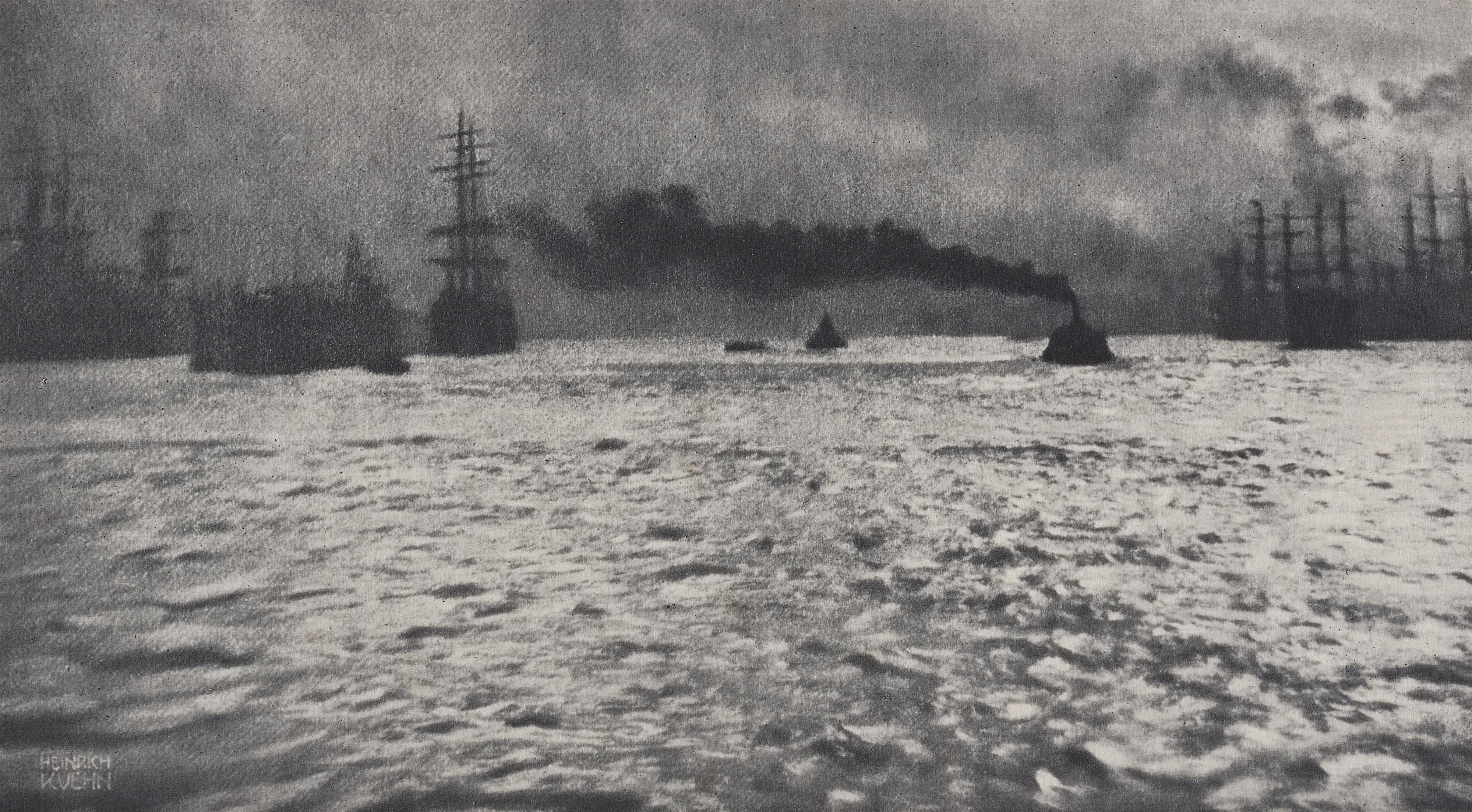 Heinrich Kühn - Harbour of Hamburg