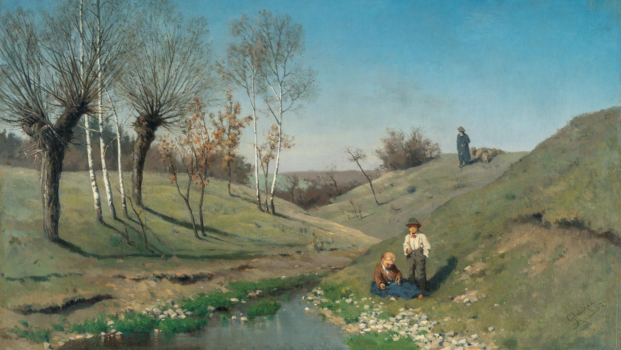 Heinrich Ludwig von Gleichen-Russwurm - Sommerlandschaft bei Weimar