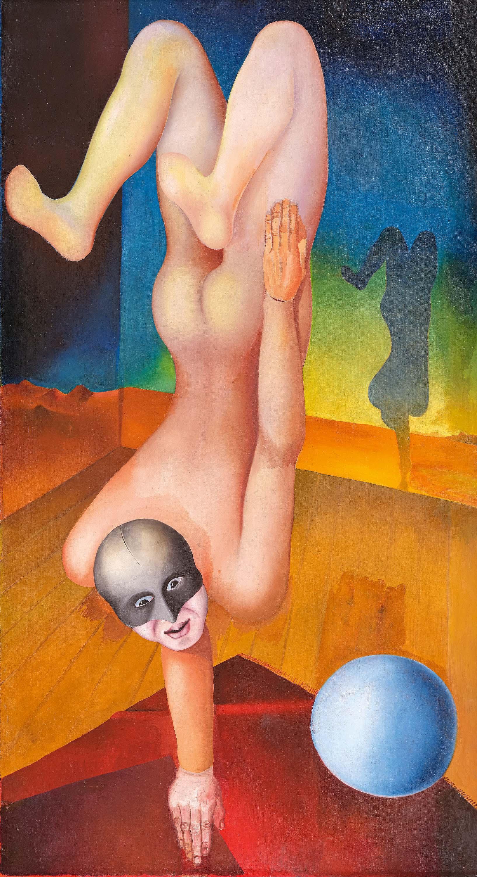 Heinrich Maria Davringhausen - Der Akrobat.