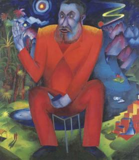 Heinrich Maria Davringhausen - Der Dichter Däubler