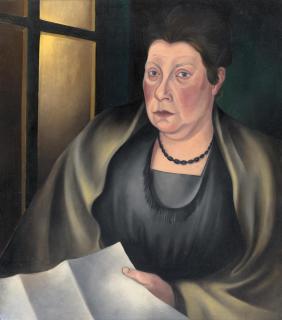 Heinrich Maria Davringhausen - Portrait der Mutter
