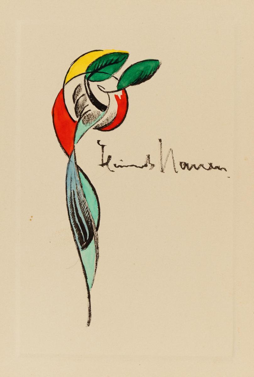 Heinrich Nauen - Abstrakte Blume II.