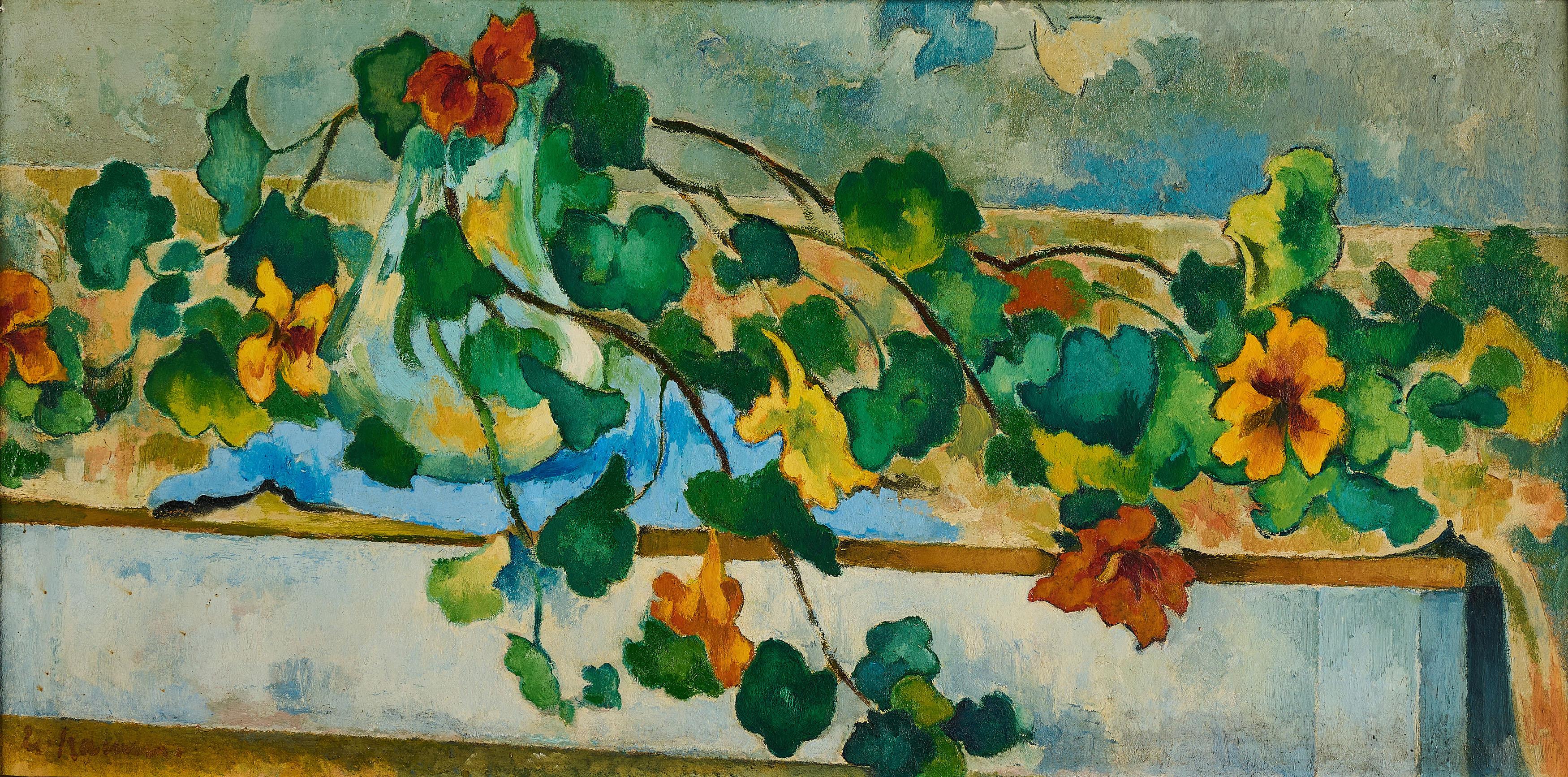 Heinrich Nauen - Kapuzinerkresse.