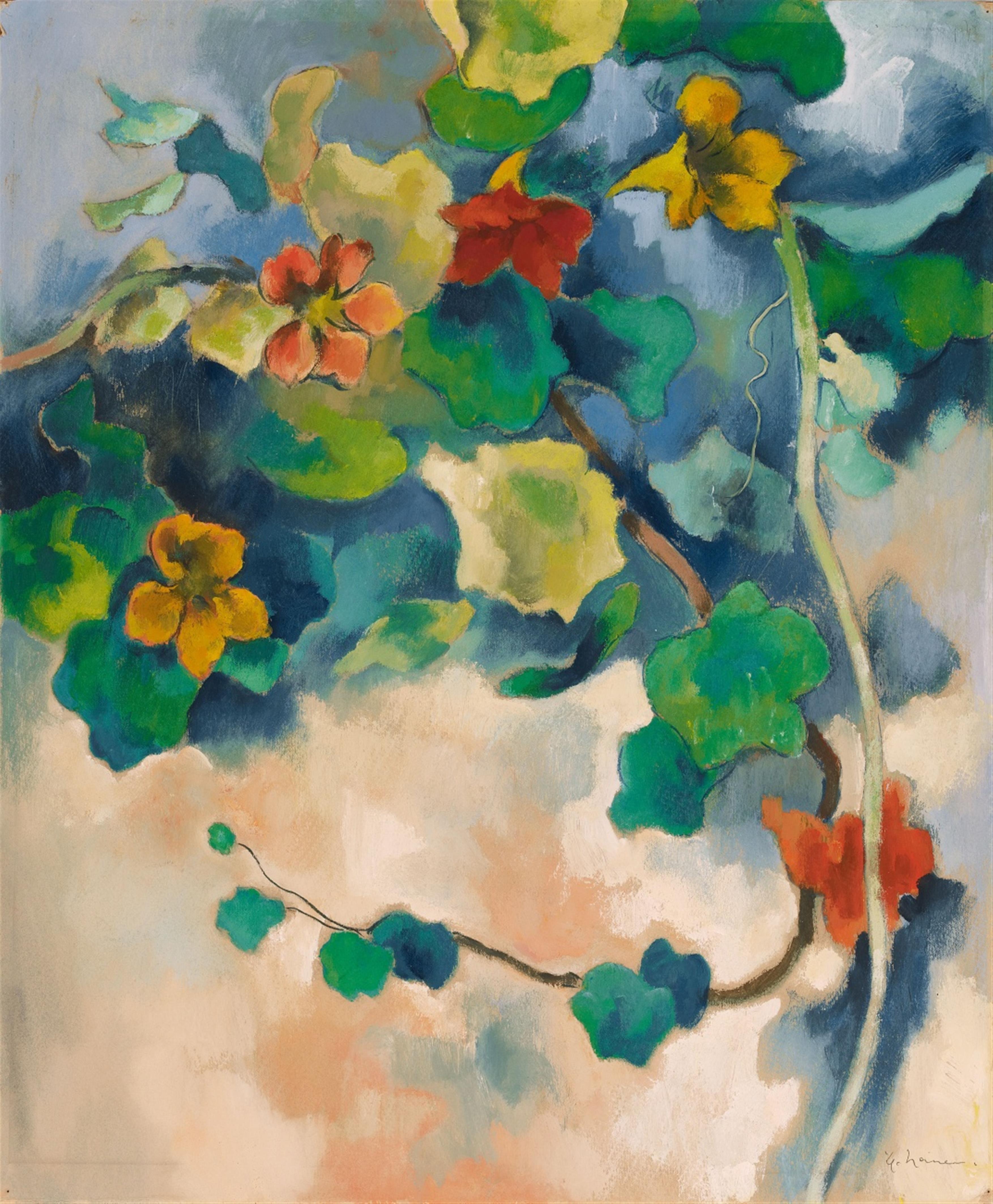 Heinrich Nauen - Kapuzinerkresse