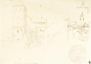 Heinrich Reinhold - „Heidenturm auf der Kaiserburg, Nürnberg“