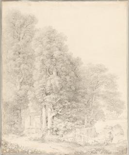 Heinrich Rieter - Baumlandschaft mit Einsiedelei