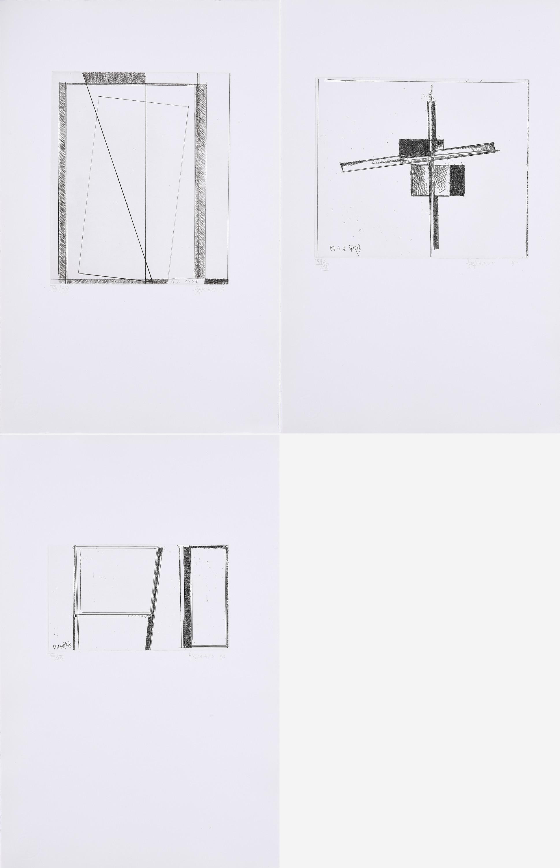 Heinrich Siepmann - Drei Radierungen.