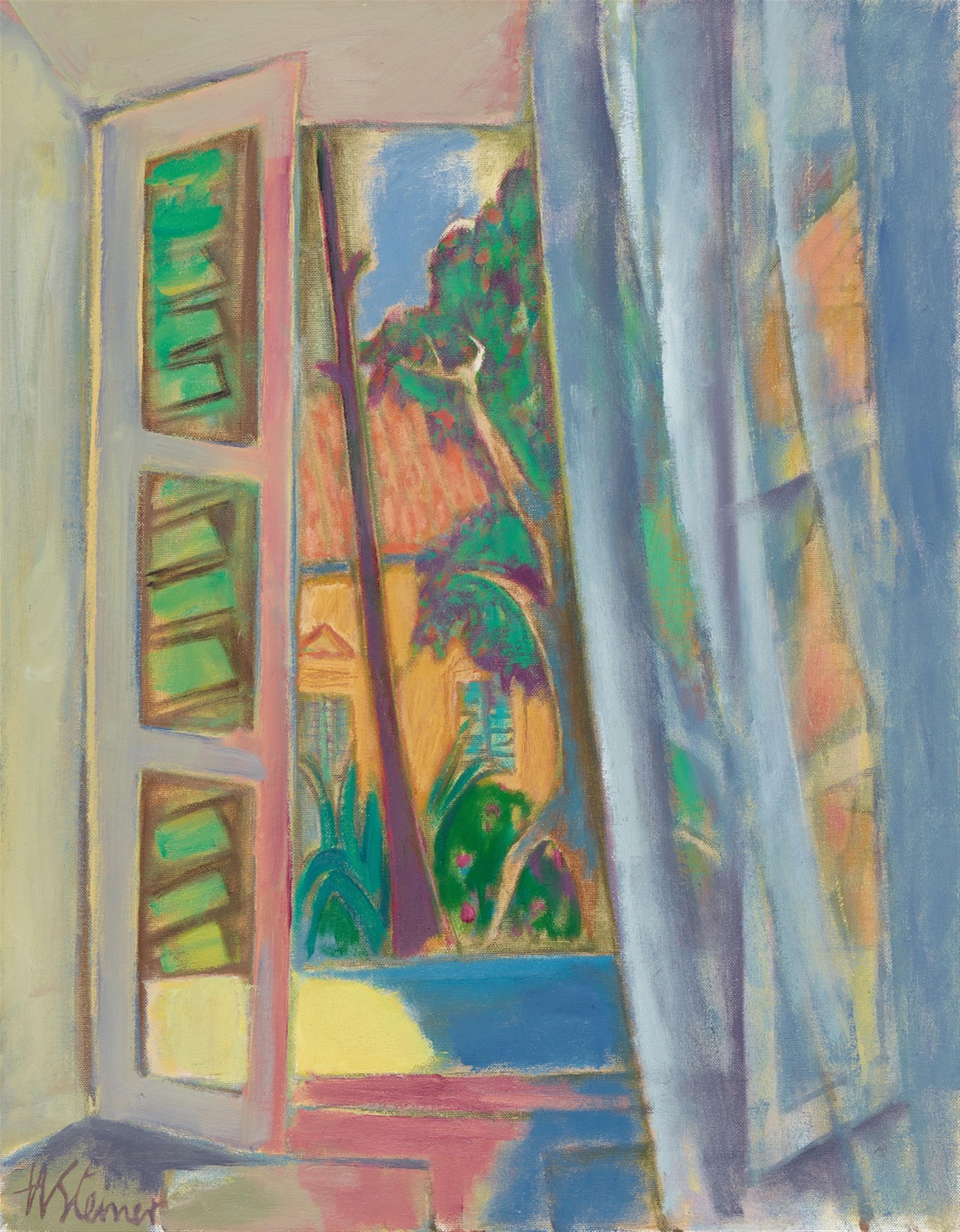 Heinrich Steiner - Italienische Fensteraussicht