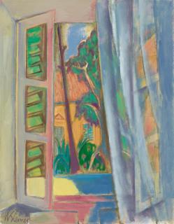 Heinrich Steiner - Italienische Fensteraussicht